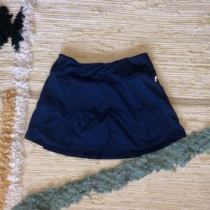 Blue Pleated Tennis Skirt
